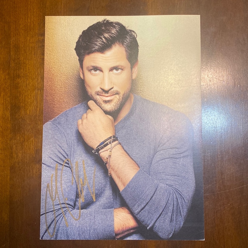Personally signed photo of Maksim Chmerkovskiy from Dancing with the Stars